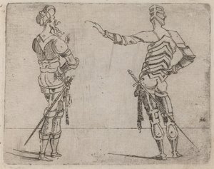 Uit "Bizzarie di varie Figure" door Giovanni Battista Bracelli