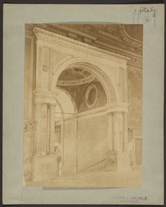 Venetië - Deur In S. Rocco School - Vestibule door Giovanni Battista Brusa