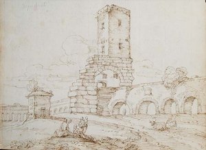 Figuren voor een aquaduct door Giovanni Battista Busiri