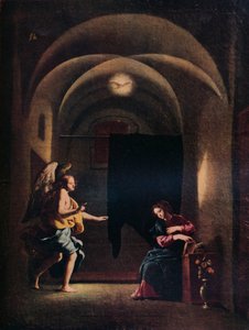 De Annunciatie, ca. 1625-1630, 1931 door Giovanni Battista Caracciolo