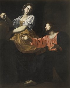 De Samaritaan bij de bron door Giovanni Battista Caracciolo