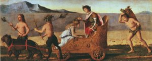 Bruiloft van Bacchus en Ariadne door Giovanni Battista Cima da Conegliano