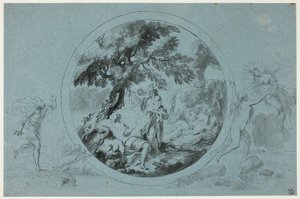 Geboorte van Adonis door Giovanni Battista Cipriani
