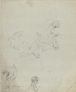 Figurenstudies (verso)