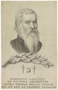 Portret van diplomaat Hubert Languet door Giovanni Battista Cipriani