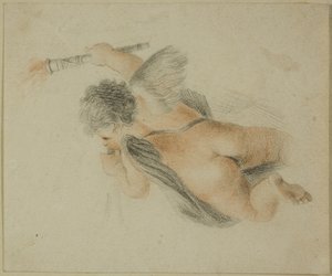 Putto met fakkel