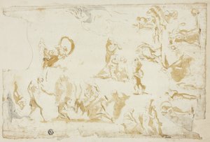 Schetsen van mythologische onderwerpen