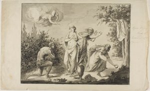 Ulysses en Nausicaa door Giovanni Battista Cipriani
