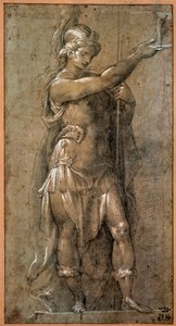 Minerva, begin 17e eeuw door Giovanni Battista Crespi