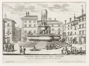 Fontana del Pantheon op Piazza della Rotonda te Rome
