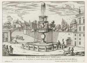 Fontein in het Vaticaan