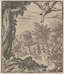 De Engel Verschijnt aan Jozef door Giovanni Battista Fontana