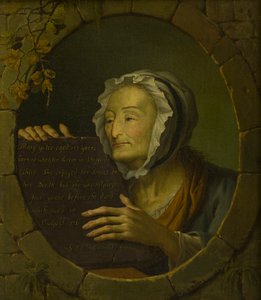 Portret van Mary Yates door Giovanni Battista Innocenzo Colombo