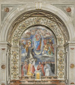 Onze Lieve Vrouw van de Rozenkrans, c.1615 door Giovanni Battista Maganza