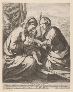 Het mystieke huwelijk van de heilige Catharina door Giovanni Battista Mercati