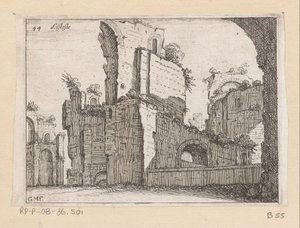 Resten van de Thermen van Caracalla te Rome
