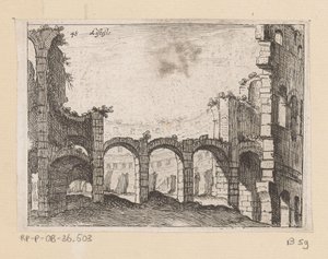 Resten van het Colosseum te Rome