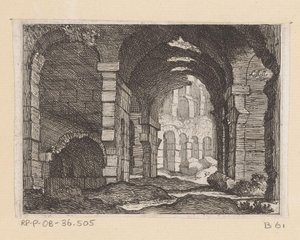 Resten van het Colosseum te Rome (Gezichten op Rome)