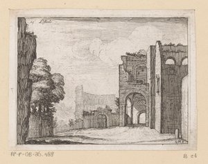 Ruïnes bij het Colosseum te Rome