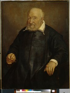 Portret van Christoforo Novati door Giovanni Battista Moroni