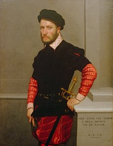 Portret van Don Gabriel de la Cueva, De Hertog van Albuquerque (1525-71) 1560 door Giovanni Battista Moroni