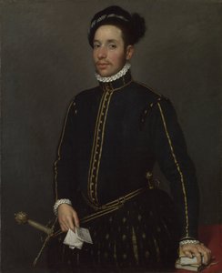 Portret van een heer Il Gentile Cavaliere