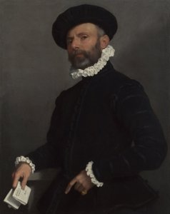 Portret van een man met een brief (