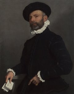 Portret van een man met een brief (L
