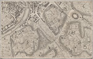 Nieuwe Plattegrond van Rome Uitgegeven door Giambattista Nolli in het Jaar 1748, bekend als La Pianta Grande di Roma door Giovanni Battista Nolli