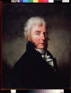 Portret van prins Sergei F. Golitsyn door Giovanni Battista Ortolani Damon