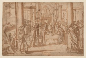 Presentatie van het lichaam van Sint Antoninus van Florence