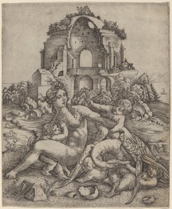 Leda en de Zwaan door Giovanni Battista Palumba
