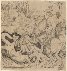 Sint Joris en de Draak door Giovanni Battista Palumba