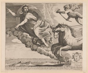 Apollo en Aurora (linkerdeel) door Giovanni Battista Pasqualini