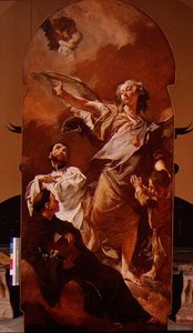 Beschermengel met St. Antonius van Padua en St. Gaetano Thiene