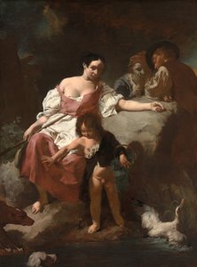 Pastorale Scene, 1740 door Giovanni Battista Piazzetta