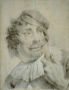 Portret van een gondelier door Giovanni Battista Piazzetta
