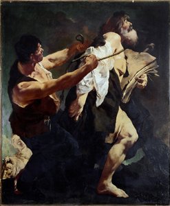 Sint Jacobus de Meerdere op weg naar het martelaarschap door Giovanni Battista Piazzetta