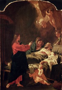 De dood van St. Jozef door Giovanni Battista Piazzetta