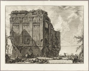 Oude tempel die gewoonlijk de Tempel van de Gezondheid wordt genoemd aan de Via d
