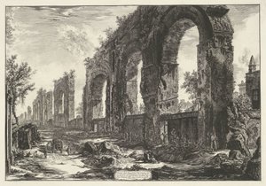 Aquaduct van Nero te Rome door Giovanni Battista Piranesi