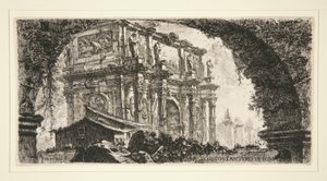 Arco di Costantino in Roma, uit Alcune Vedute di Archi Trionfali ed altri monumenti door Giovanni Battista Piranesi