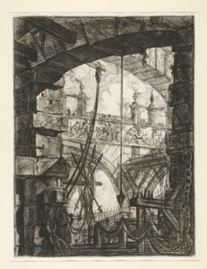 Carceri, IV: Het Grote Plein door Giovanni Battista Piranesi