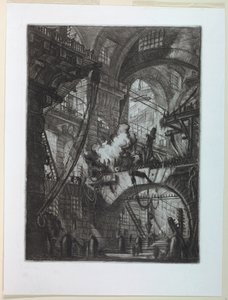 Carceri Serie, Plaat VI door Giovanni Battista Piranesi