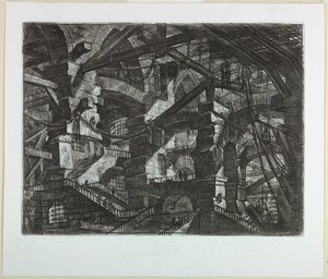 Carceri Serie, Plaat XIV door Giovanni Battista Piranesi