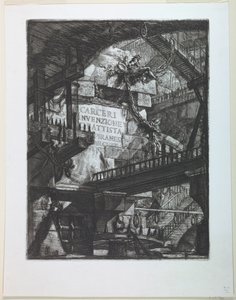 Carceri Serie, Titelpagina door Giovanni Battista Piranesi