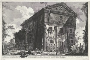 Chiesa di Sant’Urbano te Rome door Giovanni Battista Piranesi