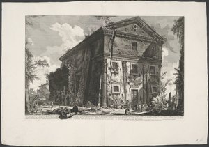 Chiesa di Sant’Urbano te Rome door Giovanni Battista Piranesi