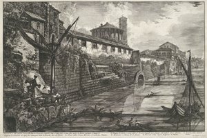 Cloaca Maxima te Rome door Giovanni Battista Piranesi