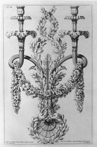 Decoraties. Tekening door Giovanni Piranesi (bekend als Piranese) (1720-1778)